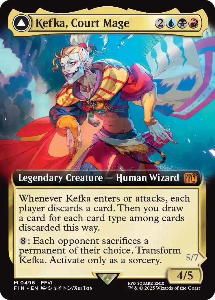 Kefka, Court Mage // Kefka, Ruler of Ruin (Extended Art) [FINAL FANTASY] | Exor Games Dartmouth