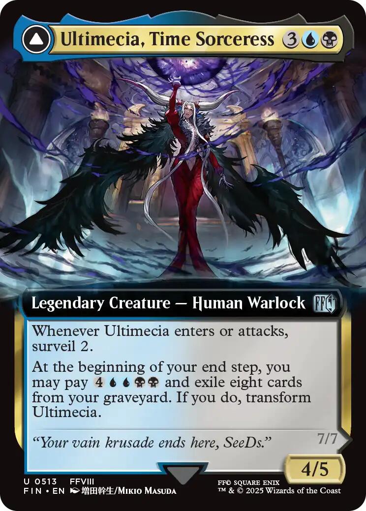 Ultimecia, Time Sorceress // Ultimecia, Omnipotent (Extended Art) [FINAL FANTASY] | Exor Games Dartmouth
