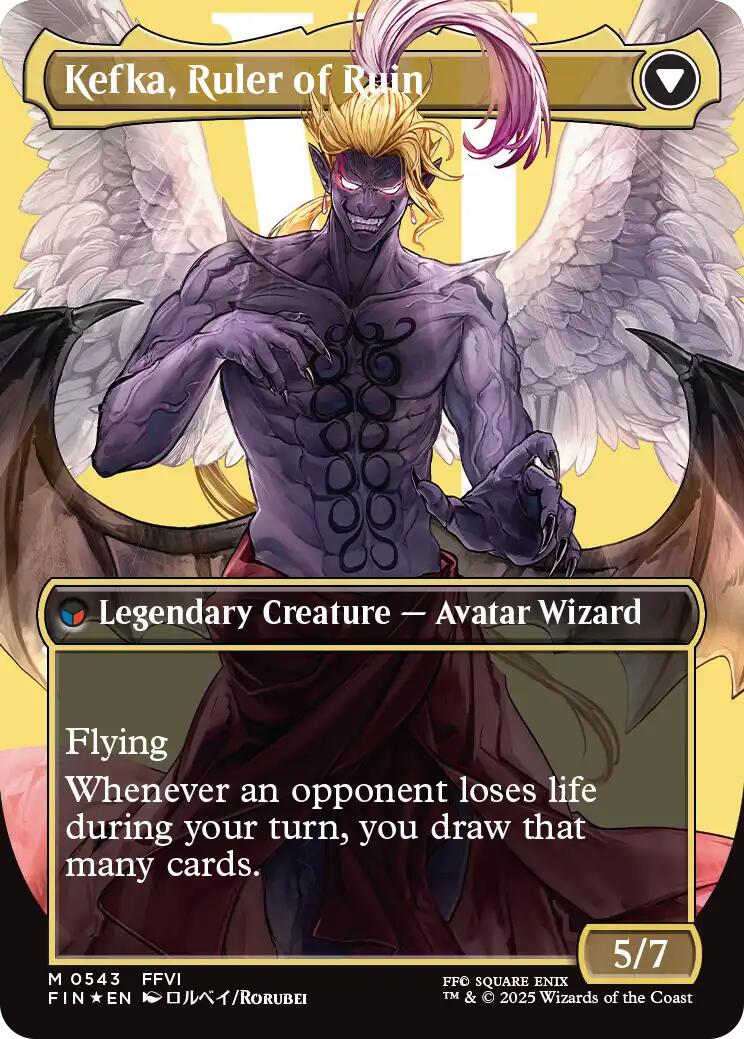 Kefka, Court Mage // Kefka, Ruler of Ruin (Borderless) (Surge Foil) [FINAL FANTASY] | Exor Games Dartmouth
