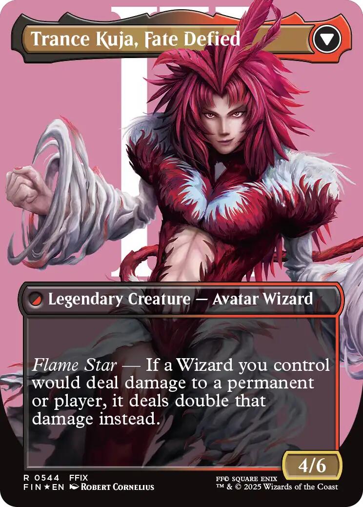 Kuja, Genome Sorcerer // Trance Kuja, Fate Defied (Borderless) (Surge Foil) [FINAL FANTASY] | Exor Games Dartmouth