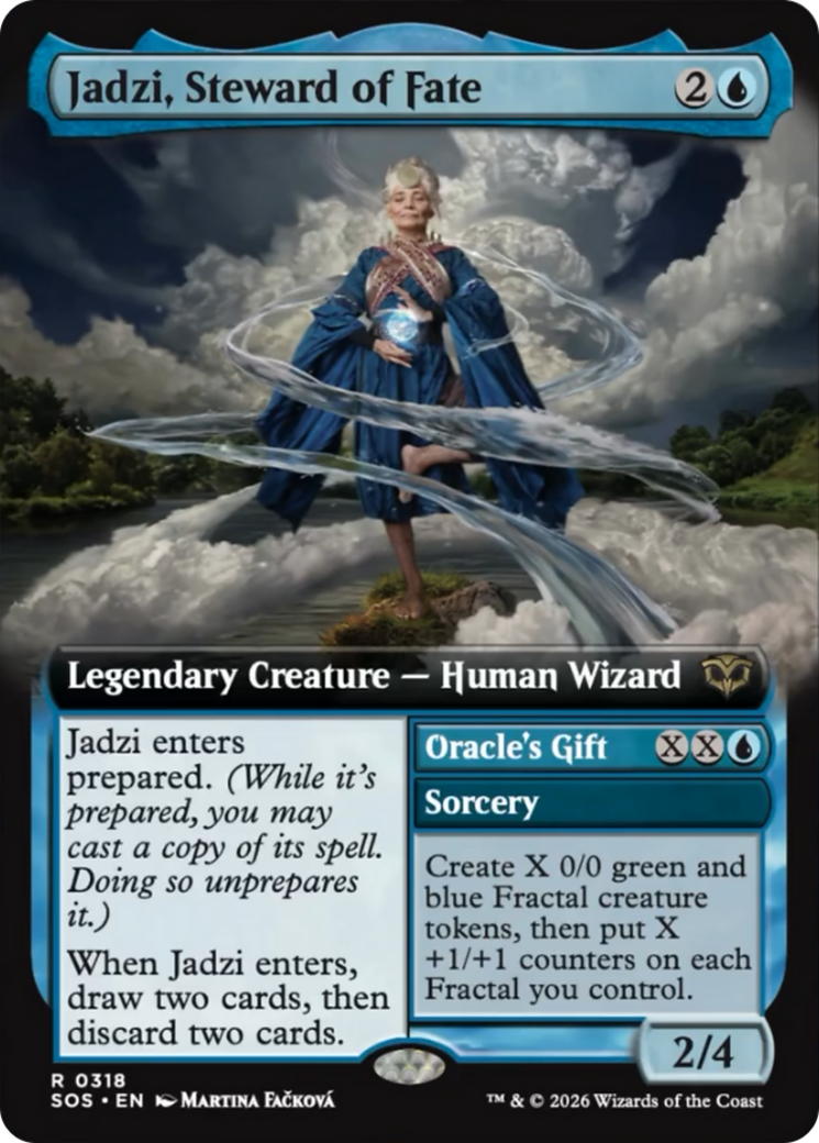 Jadzi, Steward of Fate (Extended Art) [Secrets of Strixhaven] | Exor Games Dartmouth