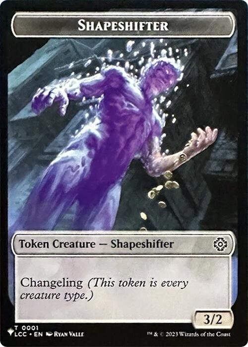Shapeshifter // Cat Double-Sided Token [Secret Lair Drop Series] | Exor Games Dartmouth