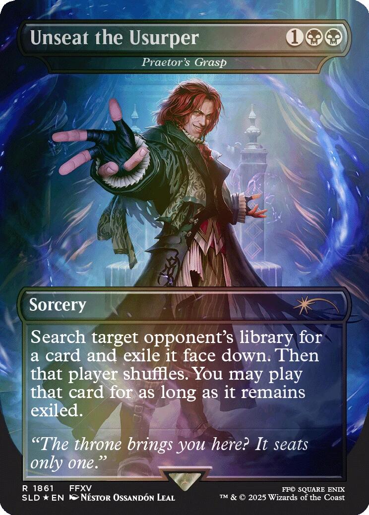 Unseat the Usurper - Praetor's Grasp (Rainbow Foil) [Secret Lair Drop Series] | Exor Games Dartmouth