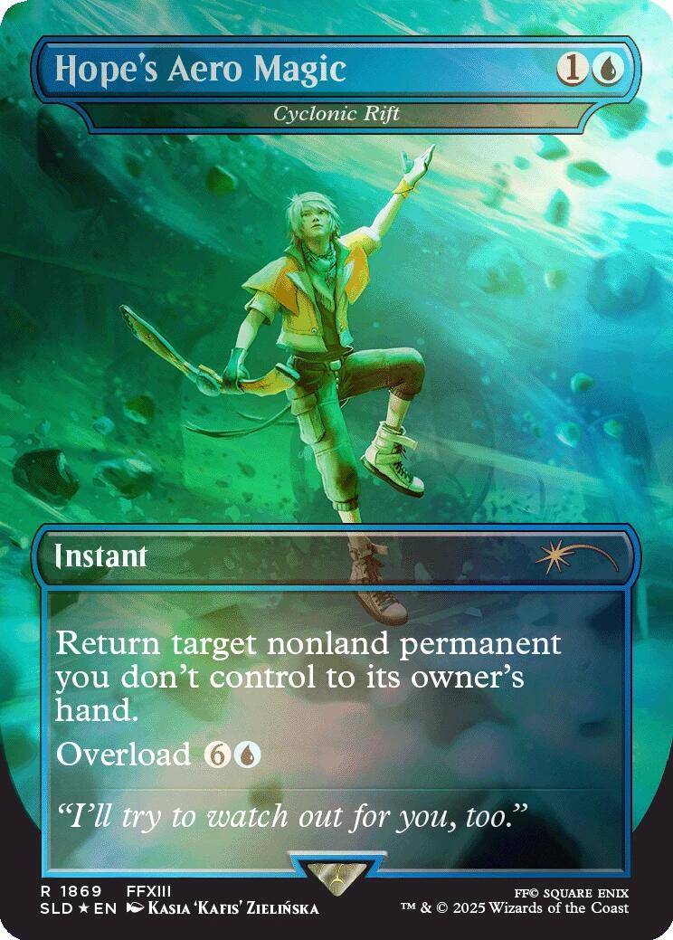 Hope's Aero Magic - Cyclonic Rift (Rainbow Foil) [Secret Lair Drop Series] | Exor Games Dartmouth