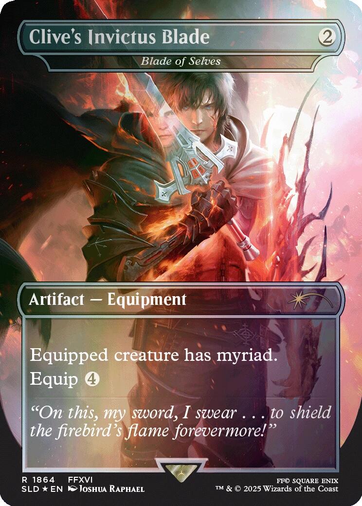 Clive's Invictus Blade - Blade of Selves (Rainbow Foil) [Secret Lair Drop Series] | Exor Games Dartmouth