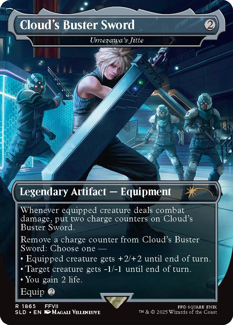 Cloud's Buster Sword - Umezawa's Jitte [Secret Lair Drop Series] | Exor Games Dartmouth