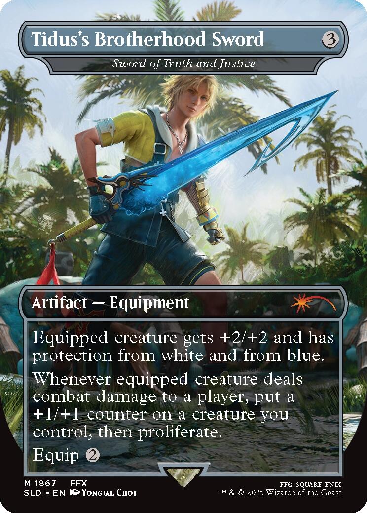 Tidus's Brotherhood Sword - Sword of Truth and Justice [Secret Lair Drop Series] | Exor Games Dartmouth