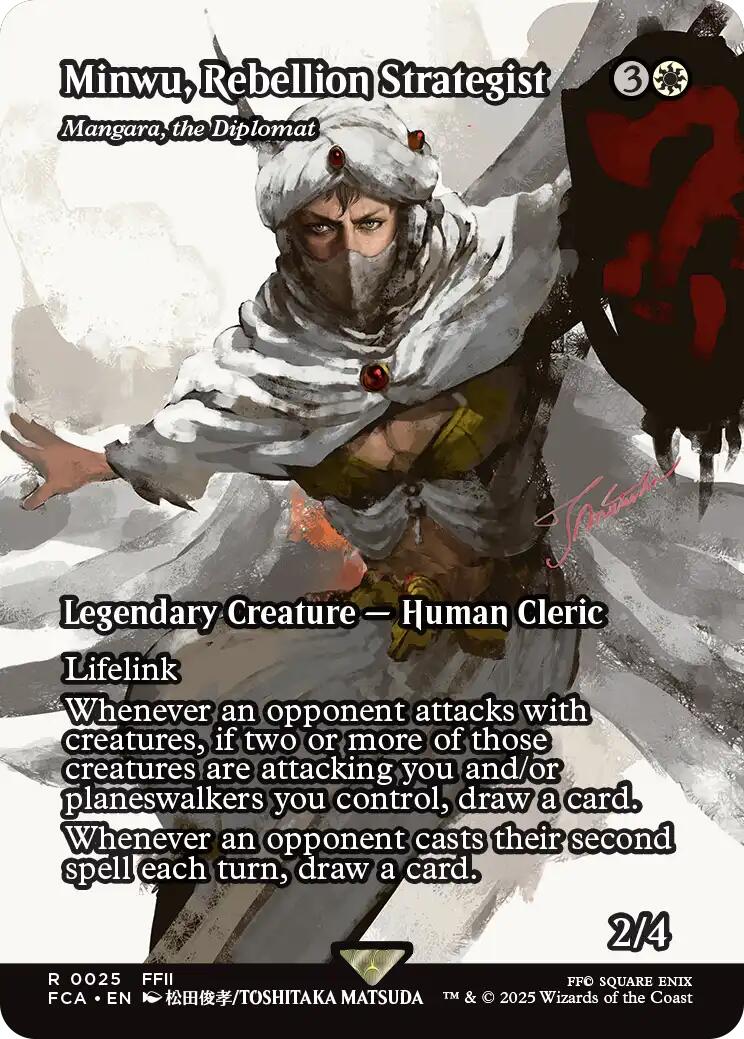 Minwu, Rebellion Strategist - Mangara, the Diplomat (Showcase) [FINAL FANTASY : Through the Ages] | Exor Games Dartmouth