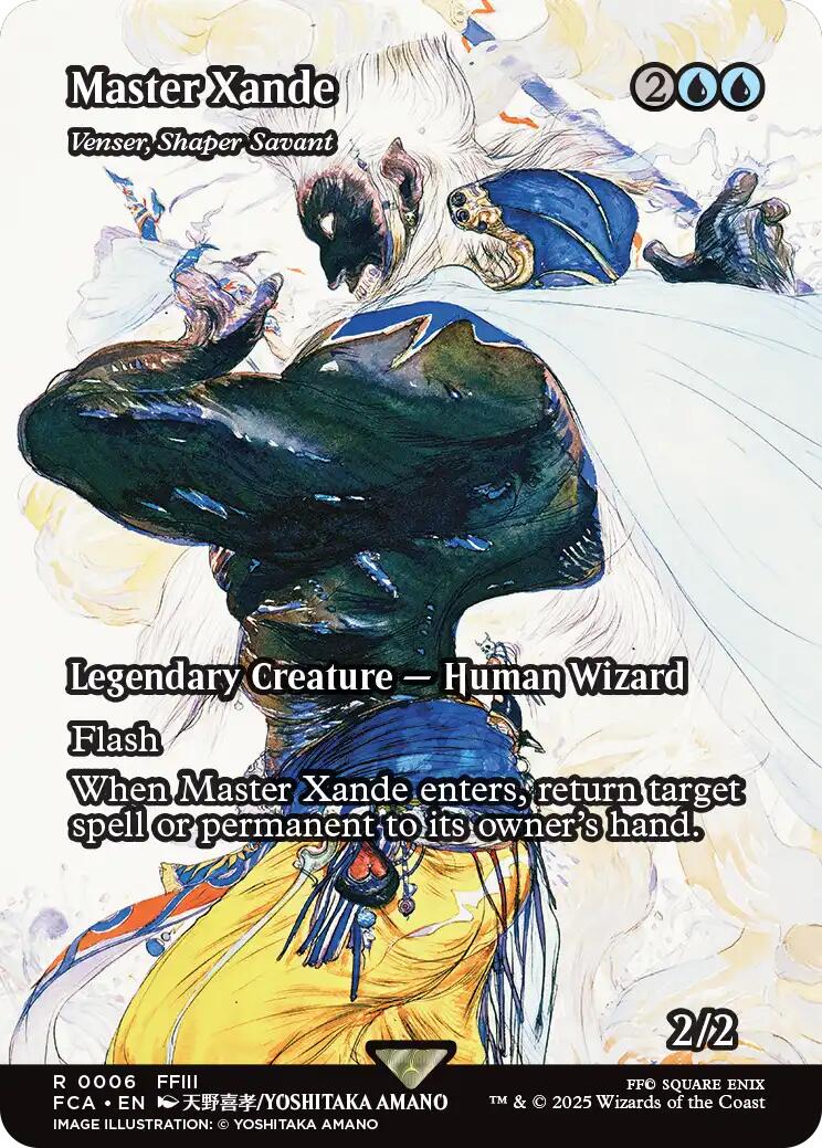 Master Xande - Venser, Shaper Savant (Showcase) [FINAL FANTASY : Through the Ages] | Exor Games Dartmouth