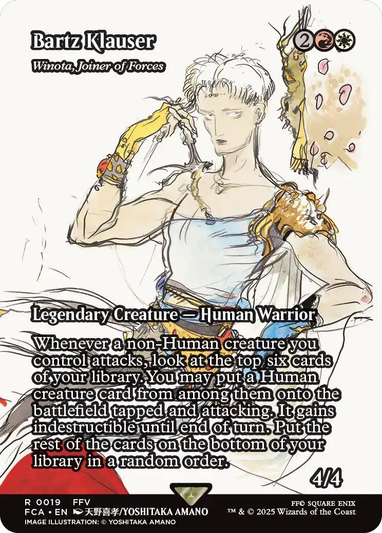 Bartz Klauser - Winota, Joiner of Forces (Showcase) [FINAL FANTASY : Through the Ages] | Exor Games Dartmouth