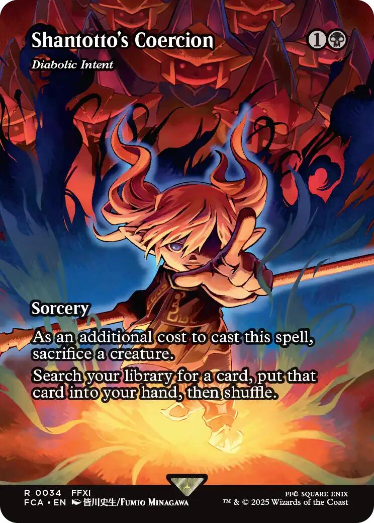 Shantotto's Coercion - Diabolic Intent (Showcase) [FINAL FANTASY : Through the Ages] | Exor Games Dartmouth