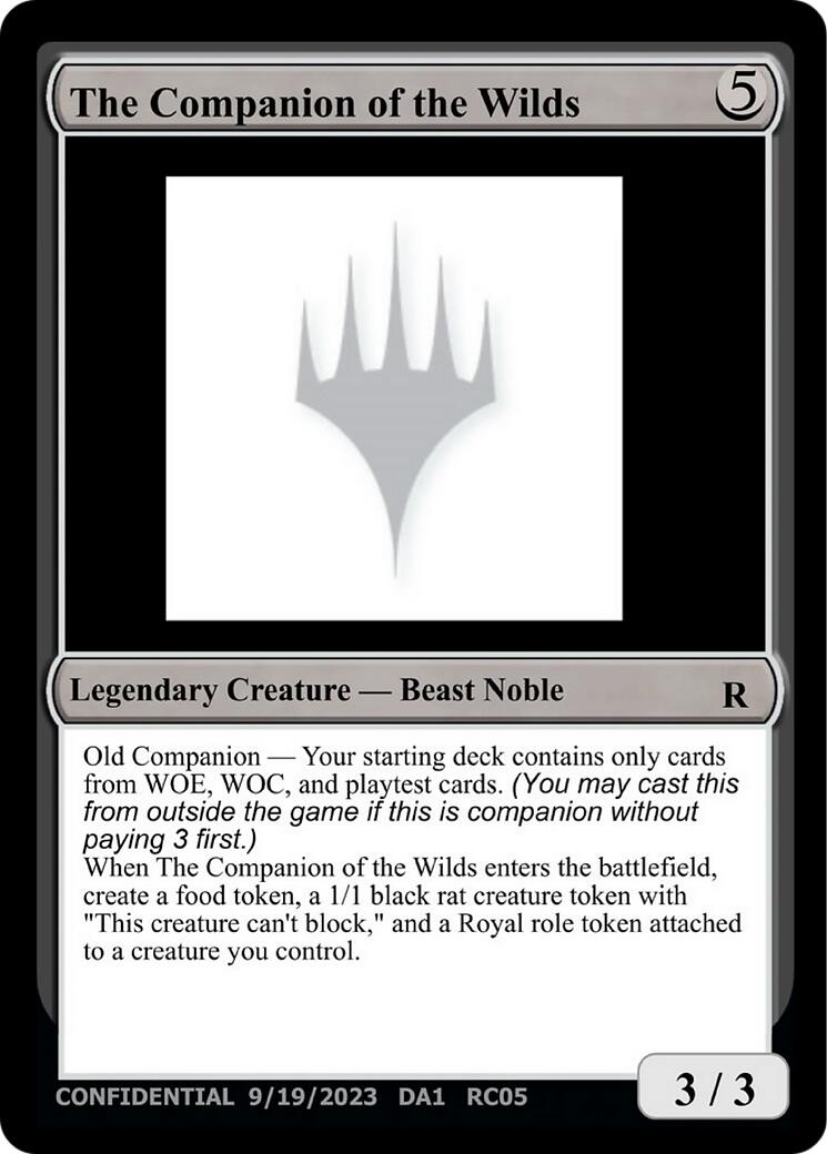The Companion of the Wilds [Unknown Event] | Exor Games Dartmouth