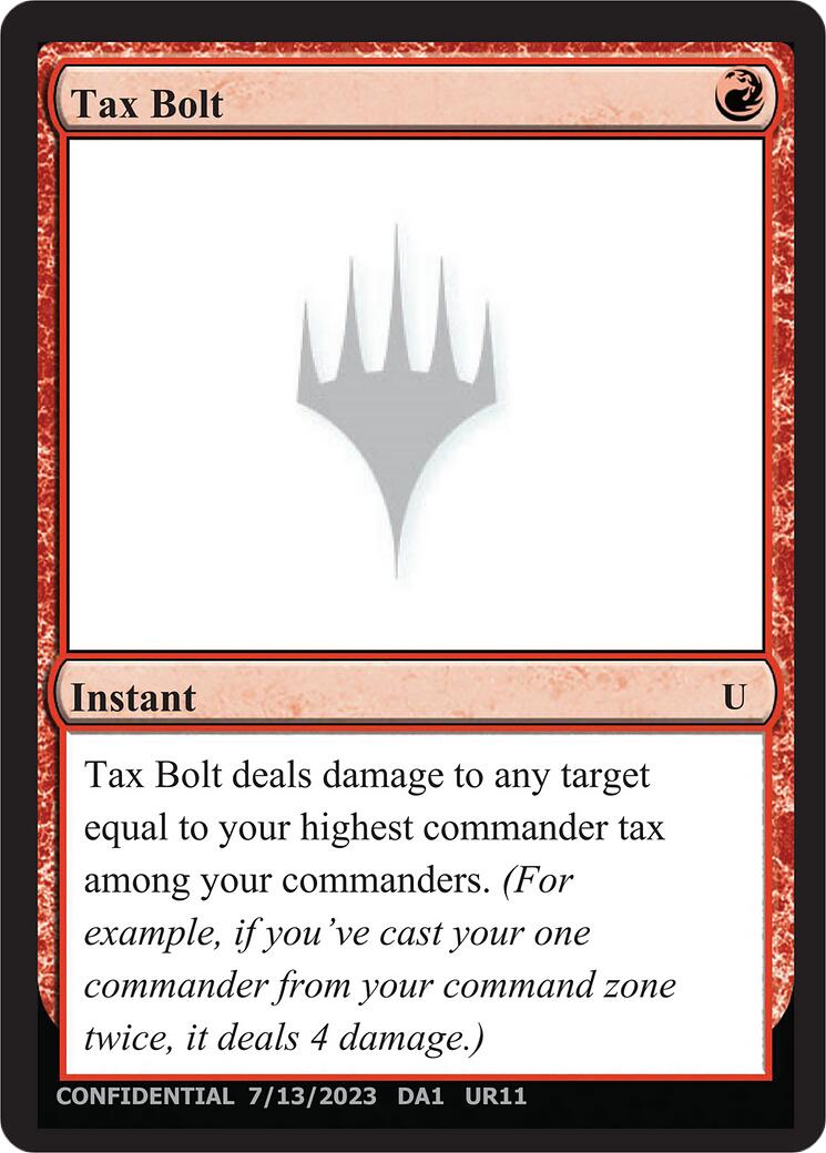 Tax Bolt [Mystery Booster] | Exor Games Dartmouth