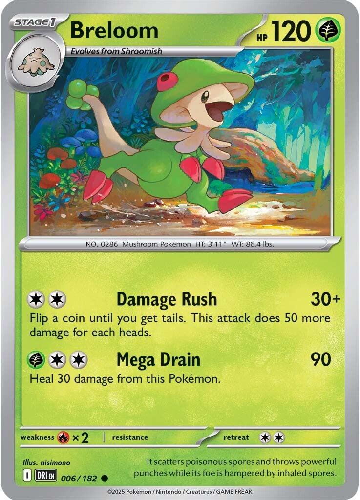 Breloom (006/182) [Scarlet & Violet: Destined Rivals] | Exor Games Dartmouth