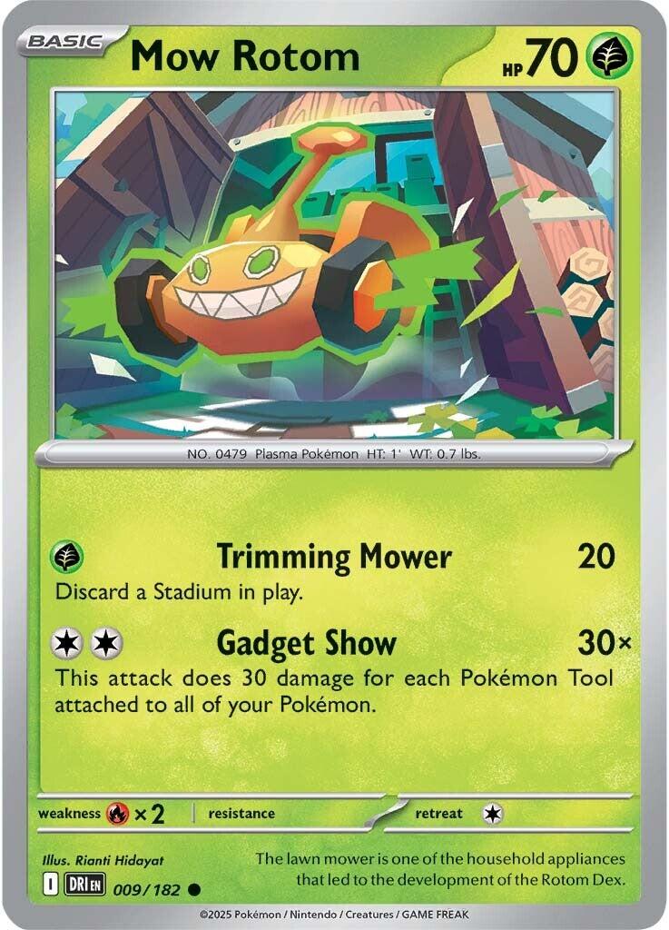 Mow Rotom (009/182) [Scarlet & Violet: Destined Rivals] | Exor Games Dartmouth