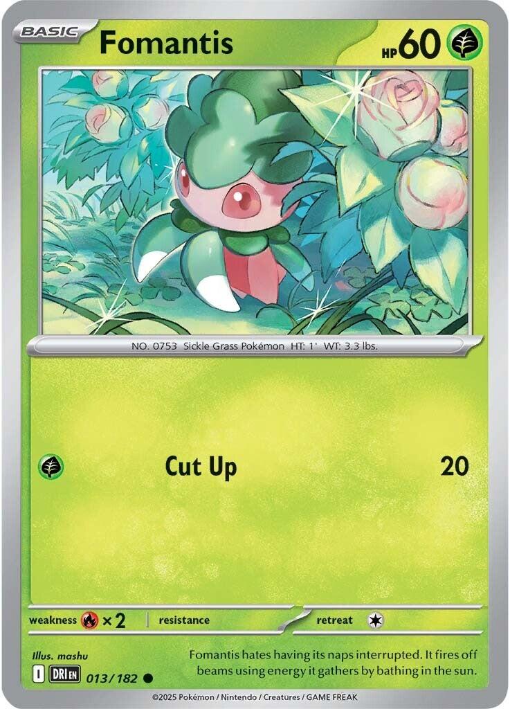 Fomantis (013/182) [Scarlet & Violet: Destined Rivals] | Exor Games Dartmouth