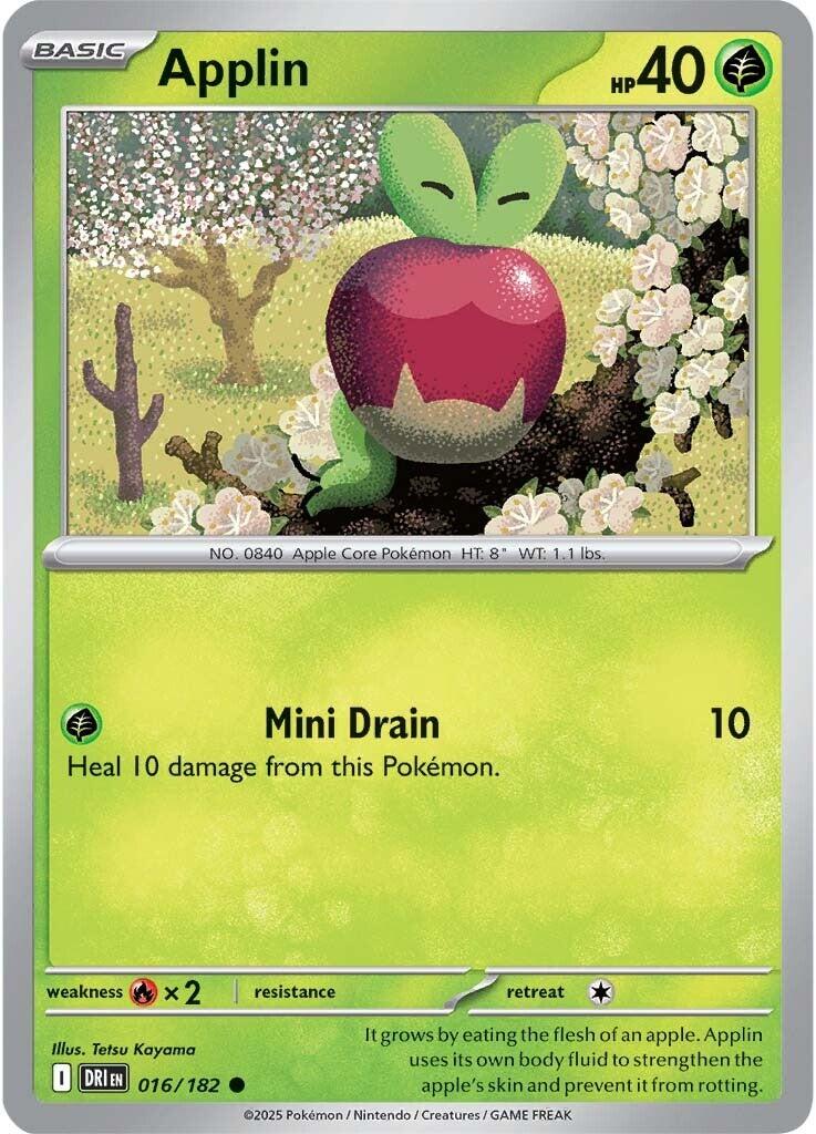 Applin (016/182) [Scarlet & Violet: Destined Rivals] | Exor Games Dartmouth