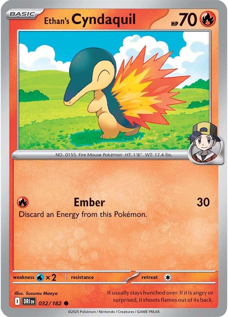 Ethan's Cyndaquil (032/182) [Scarlet & Violet: Destined Rivals] | Exor Games Dartmouth