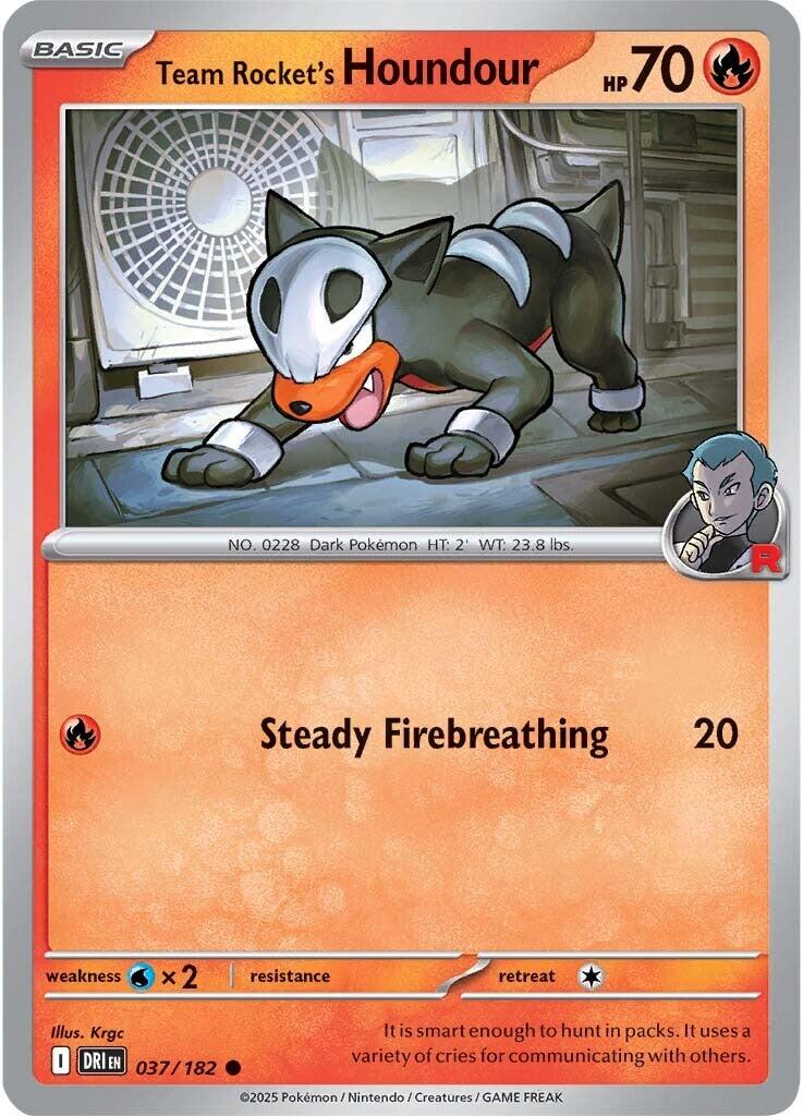 Team Rocket's Houndour (037/182) [Scarlet & Violet: Destined Rivals] | Exor Games Dartmouth