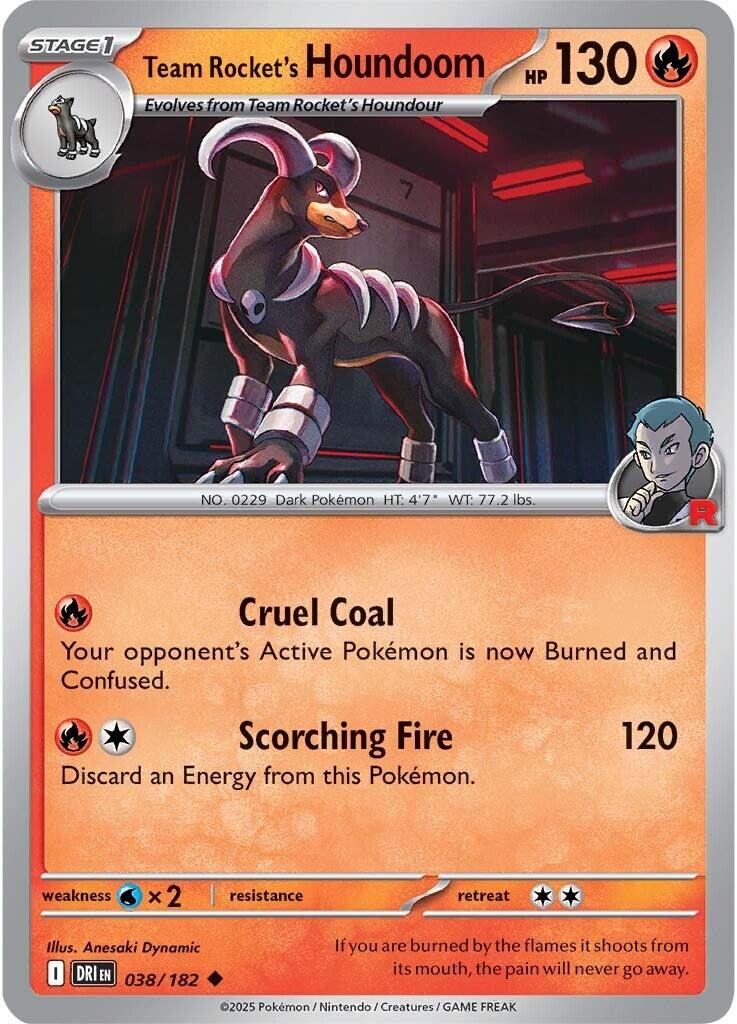 Team Rocket's Houndoom (038/182) [Scarlet & Violet: Destined Rivals] | Exor Games Dartmouth
