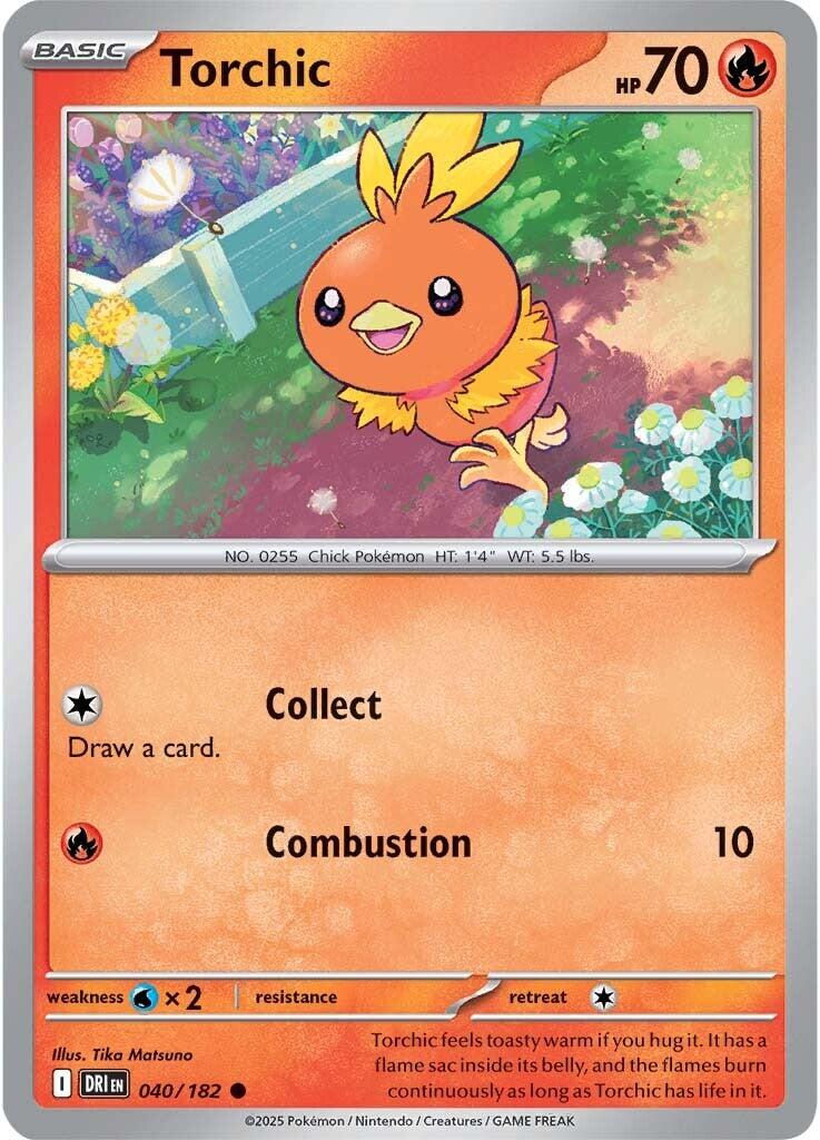 Torchic (040/182) [Scarlet & Violet: Destined Rivals] | Exor Games Dartmouth