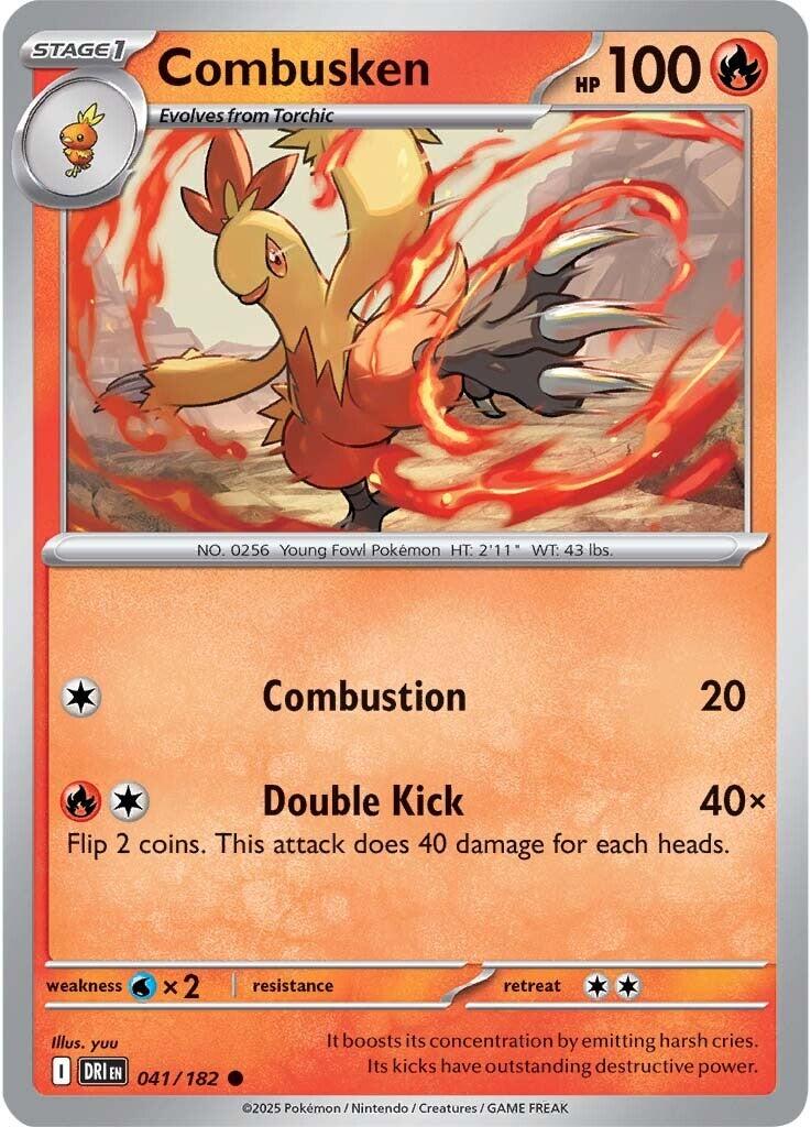 Combusken (041/182) [Scarlet & Violet: Destined Rivals] | Exor Games Dartmouth