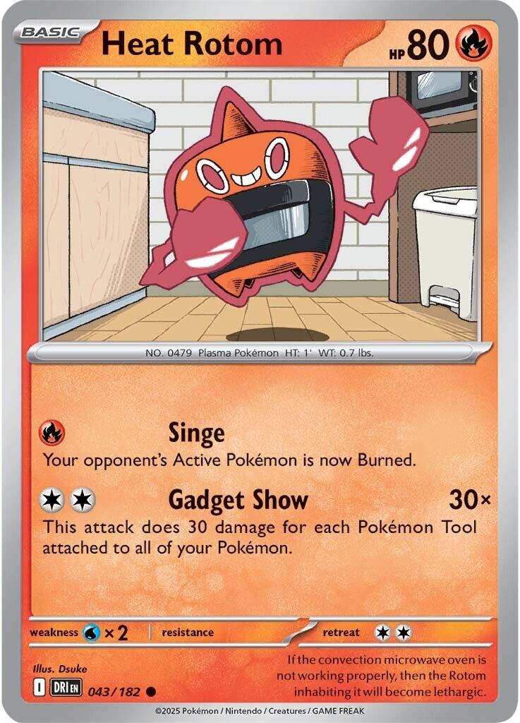 Heat Rotom (043/182) [Scarlet & Violet: Destined Rivals] | Exor Games Dartmouth