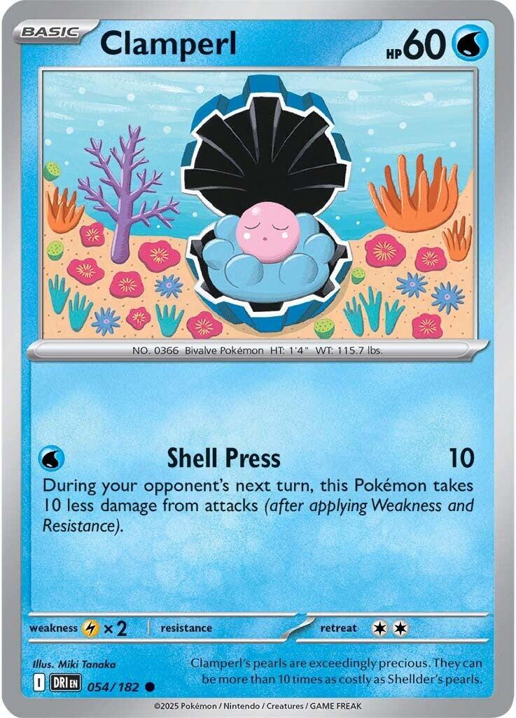 Clamperl (054/182) [Scarlet & Violet: Destined Rivals] | Exor Games Dartmouth