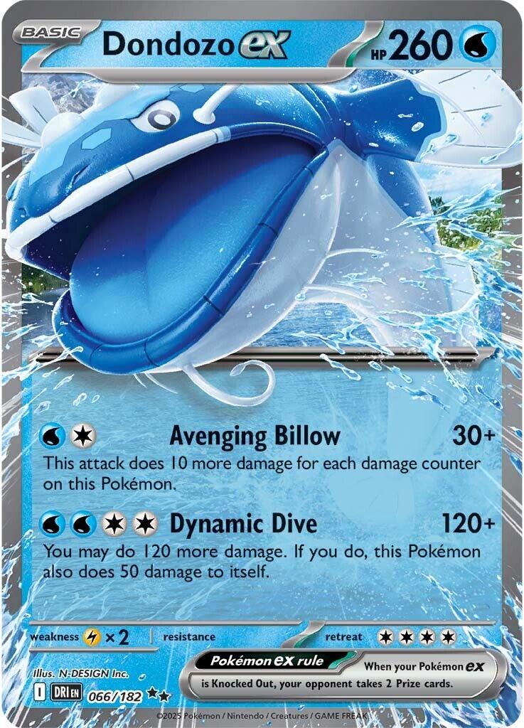 Dondozo ex (066/182) [Scarlet & Violet: Destined Rivals] | Exor Games Dartmouth