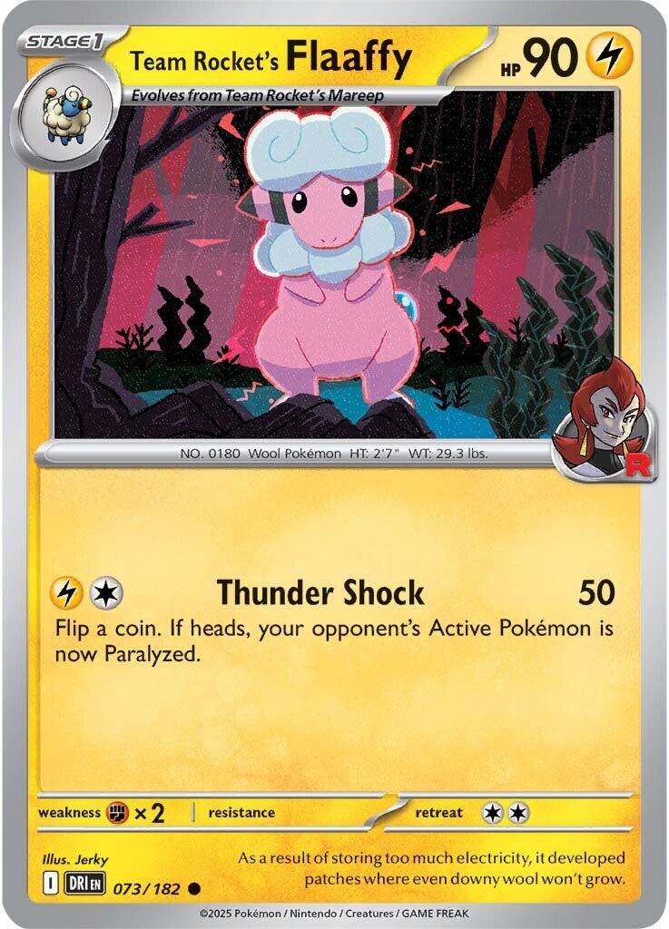 Team Rocket's Flaaffy (073/182) [Scarlet & Violet: Destined Rivals] | Exor Games Dartmouth