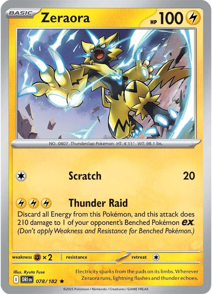 Zeraora (078/182) [Scarlet & Violet: Destined Rivals] | Exor Games Dartmouth