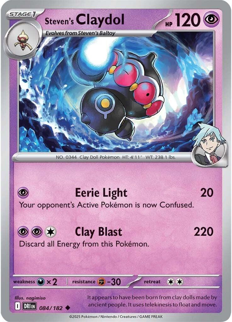 Steven's Claydol (084/182) [Scarlet & Violet: Destined Rivals] | Exor Games Dartmouth
