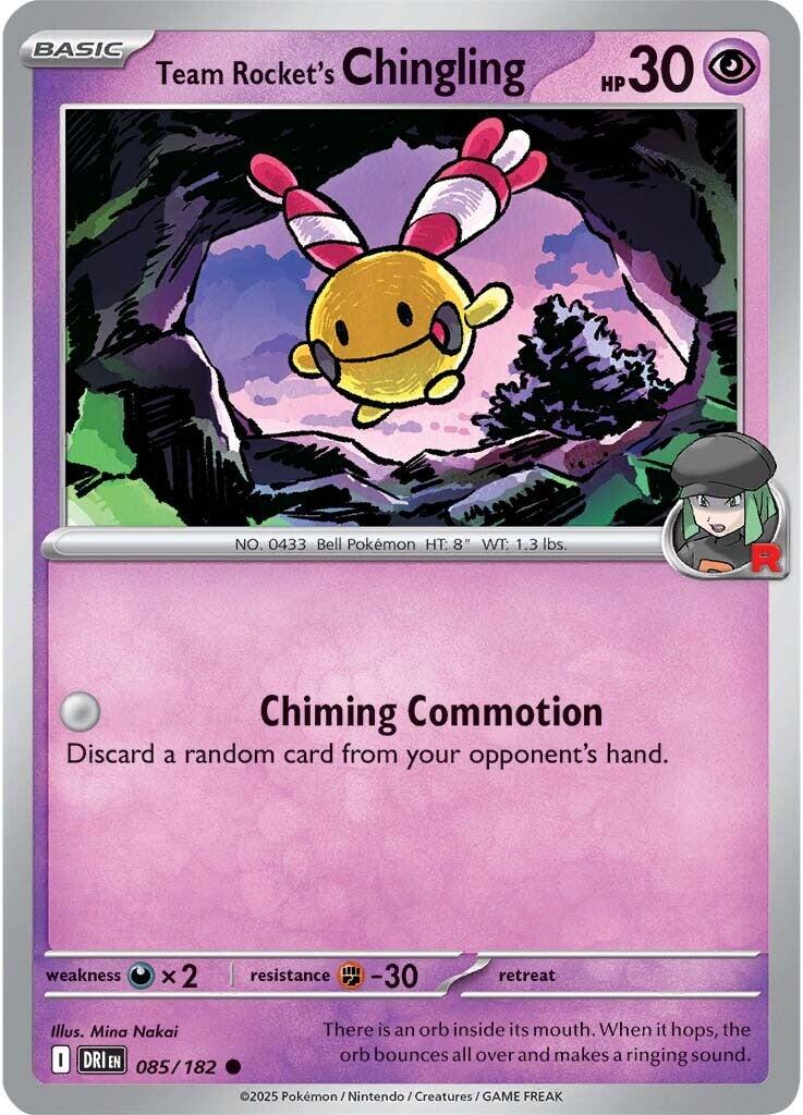 Team Rocket's Chingling (085/182) [Scarlet & Violet: Destined Rivals] | Exor Games Dartmouth
