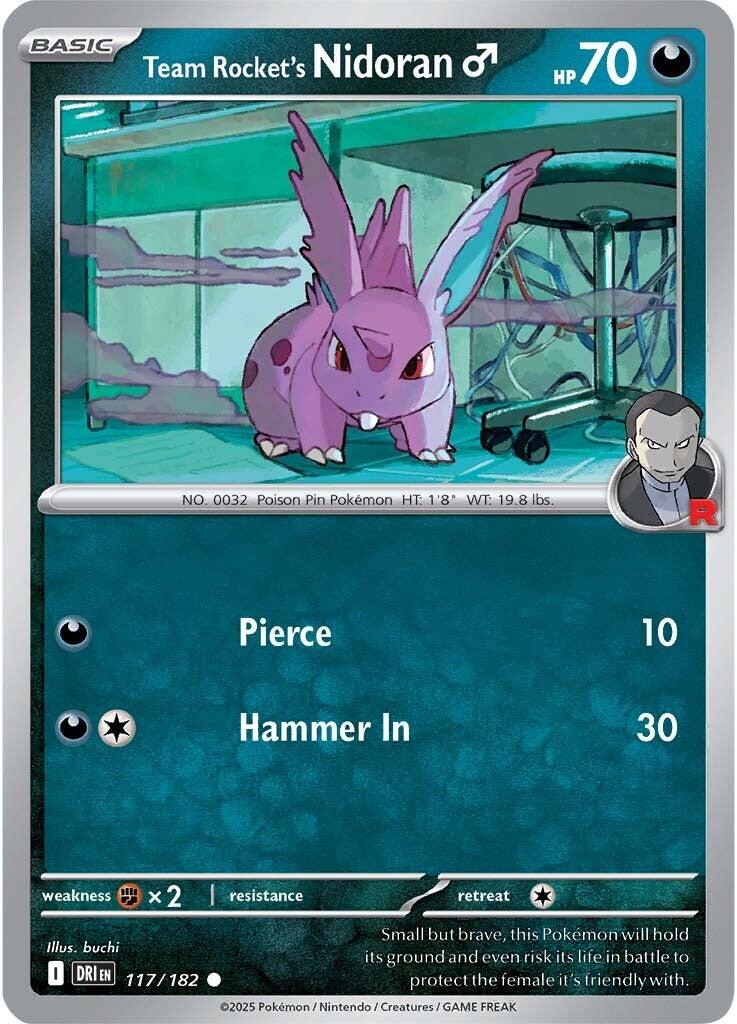Team Rocket's Nidorand (117/182) [Scarlet & Violet: Destined Rivals] | Exor Games Dartmouth