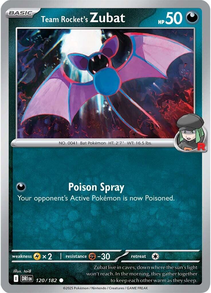 Team Rocket's Zubat (120/182) [Scarlet & Violet: Destined Rivals] | Exor Games Dartmouth