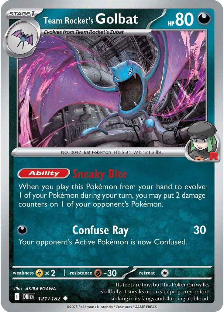 Team Rocket's Golbat (121/182) [Scarlet & Violet: Destined Rivals] | Exor Games Dartmouth