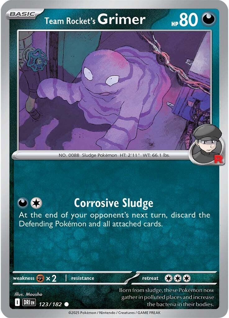 Team Rocket's Grimer (123/182) [Scarlet & Violet: Destined Rivals] | Exor Games Dartmouth