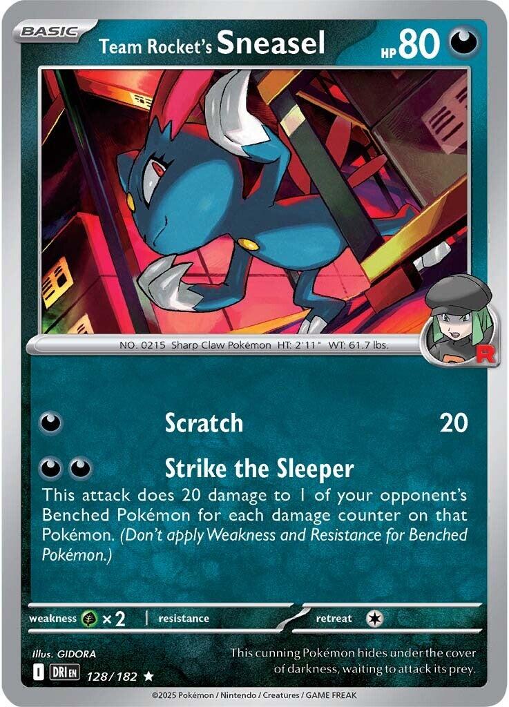 Team Rocket's Sneasel (128/182) [Scarlet & Violet: Destined Rivals] | Exor Games Dartmouth