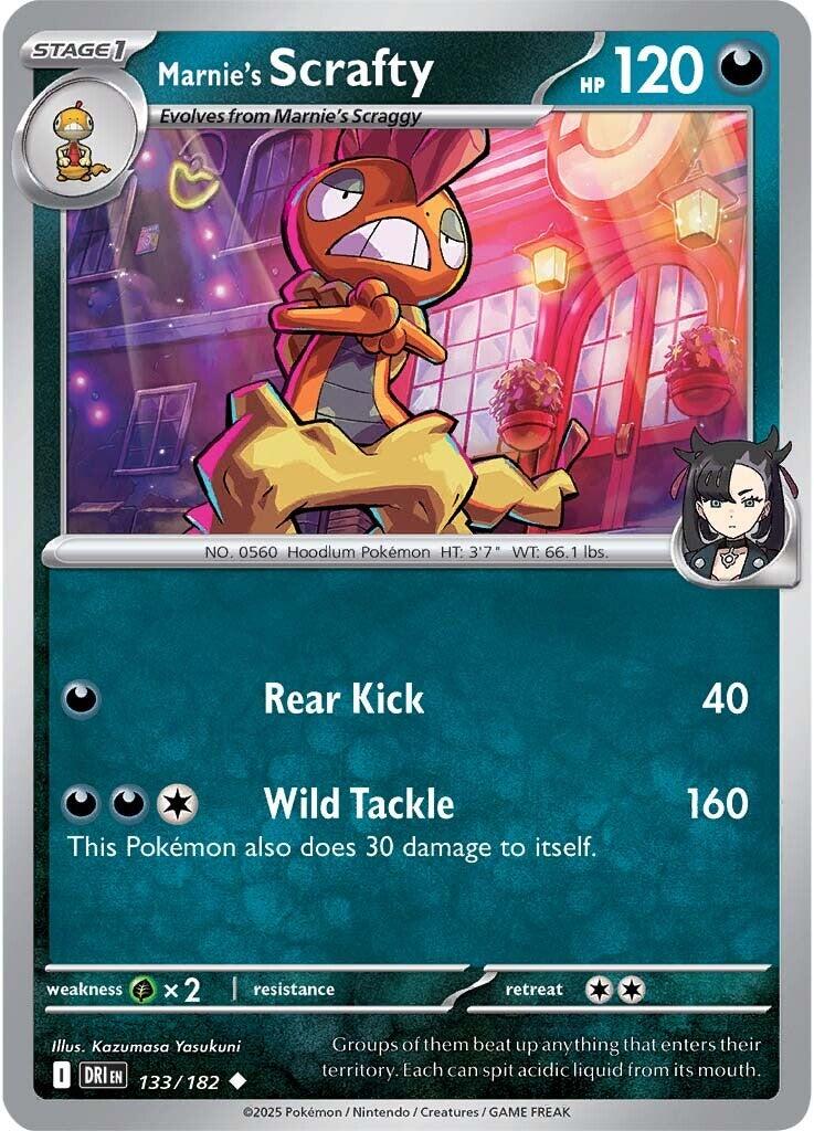 Marnie's Scrafty (133/182) [Scarlet & Violet: Destined Rivals] | Exor Games Dartmouth