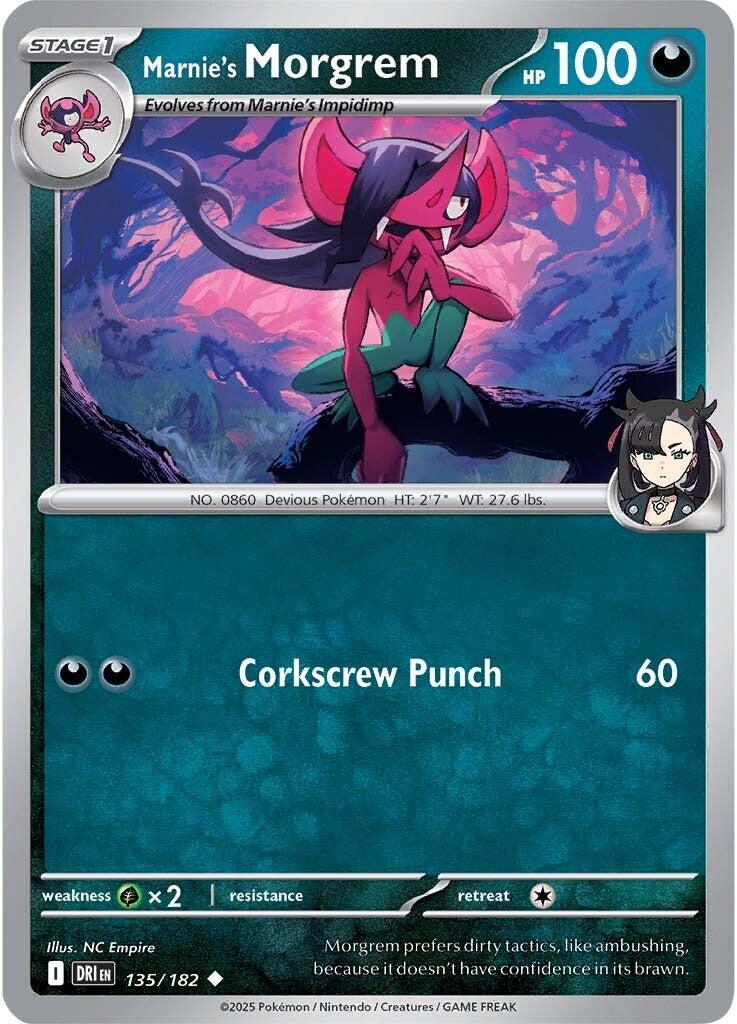 Marnie's Morgrem (135/182) [Scarlet & Violet: Destined Rivals] | Exor Games Dartmouth