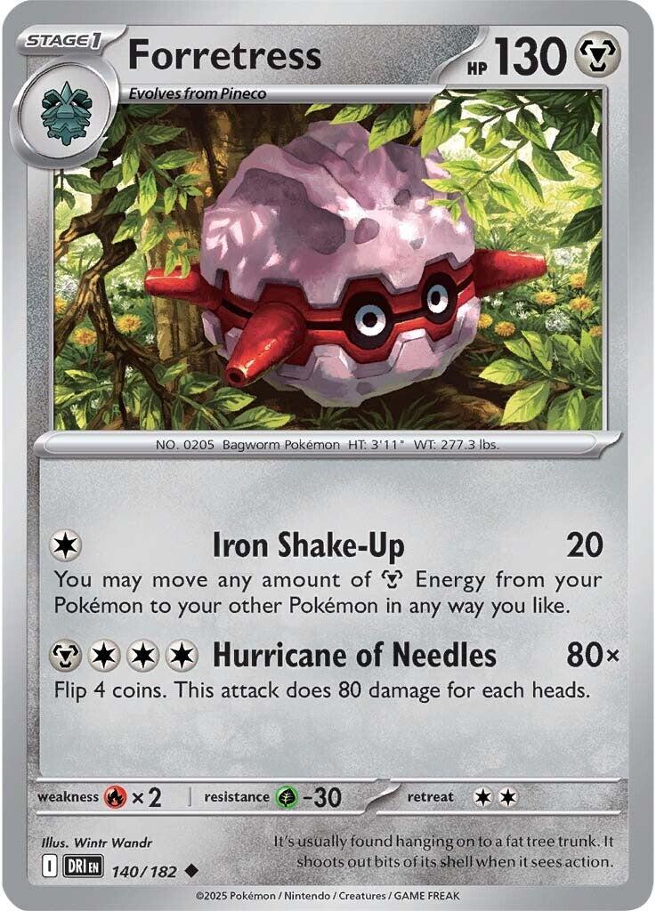 Forretress (140/182) [Scarlet & Violet: Destined Rivals] | Exor Games Dartmouth