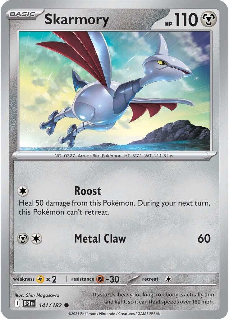 Skarmory (141/182) [Scarlet & Violet: Destined Rivals] | Exor Games Dartmouth