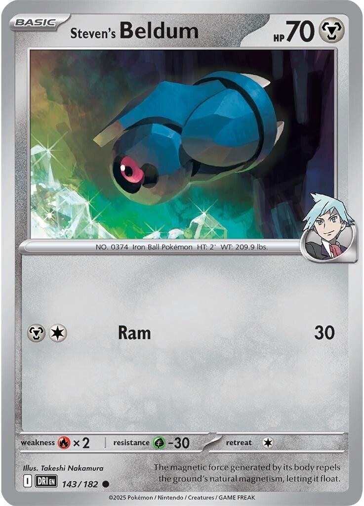 Steven's Beldum (143/182) [Scarlet & Violet: Destined Rivals] | Exor Games Dartmouth