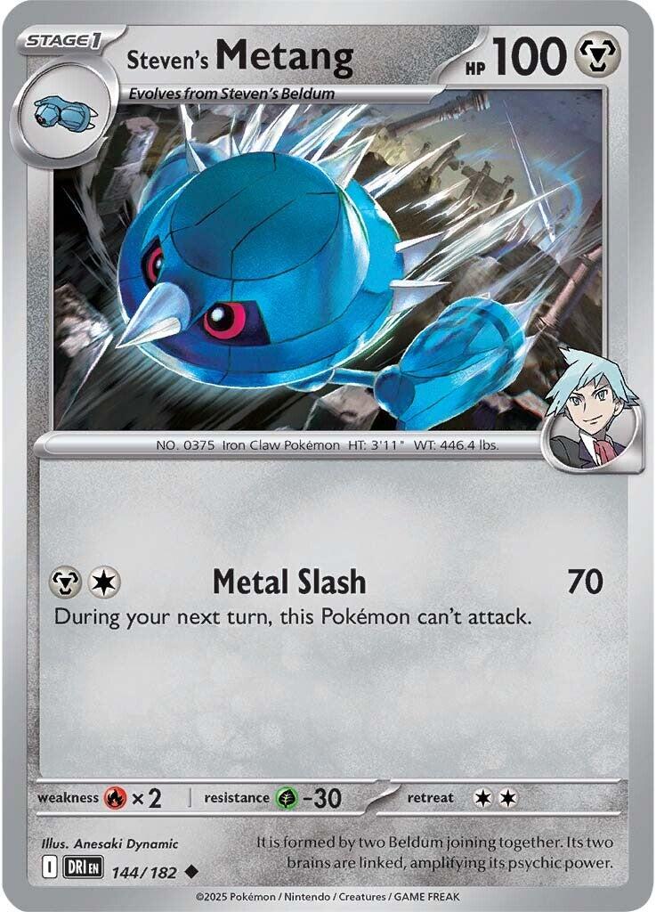 Steven's Metang (144/182) [Scarlet & Violet: Destined Rivals] | Exor Games Dartmouth