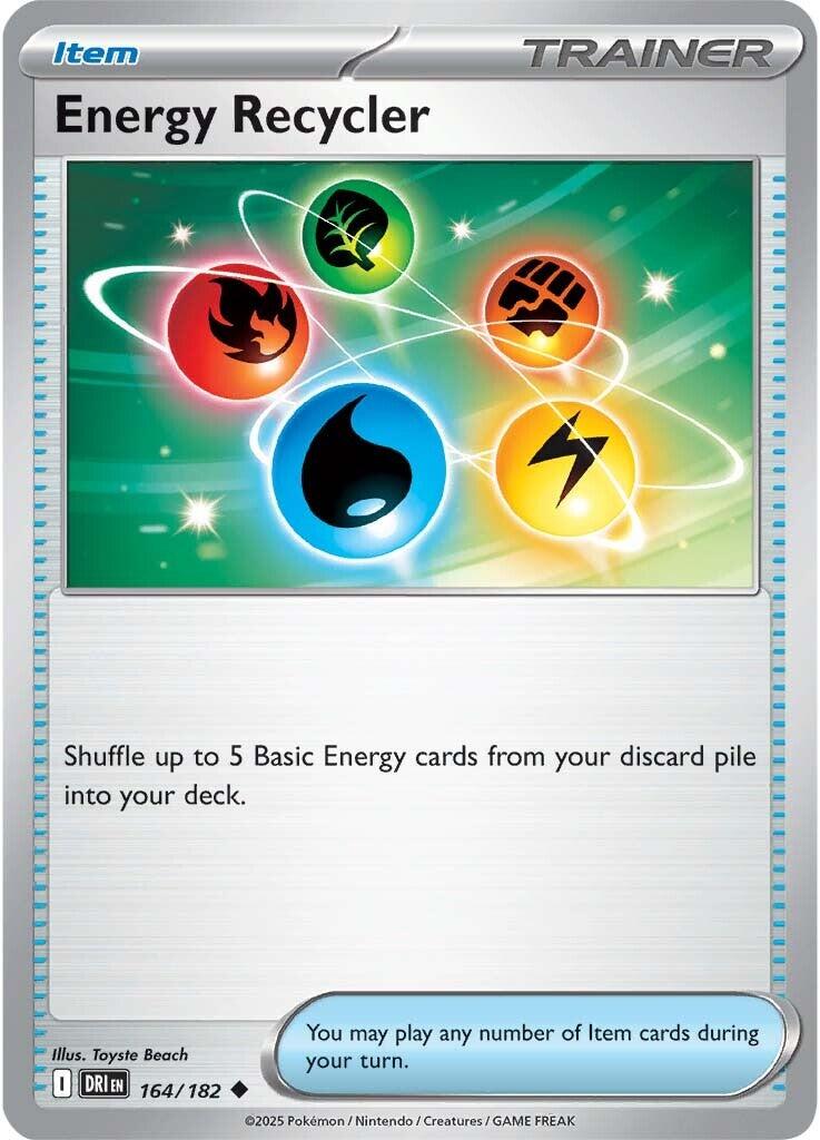Energy Recycler (164/182) [Scarlet & Violet: Destined Rivals] | Exor Games Dartmouth