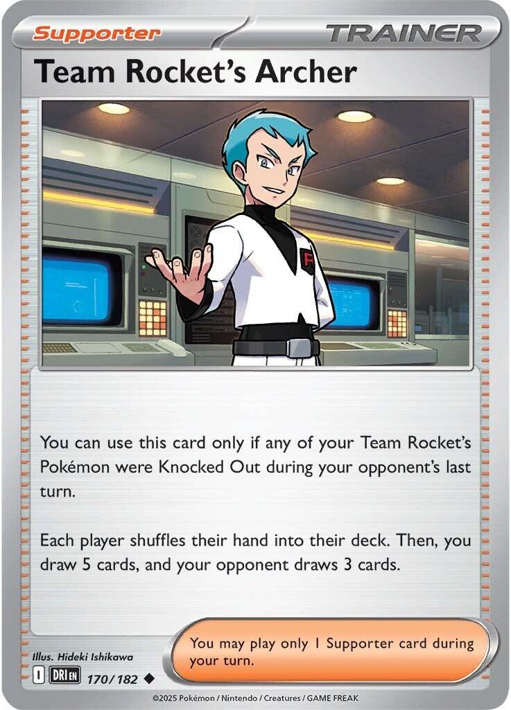 Team Rocket's Archer (170/182) [Scarlet & Violet: Destined Rivals] | Exor Games Dartmouth