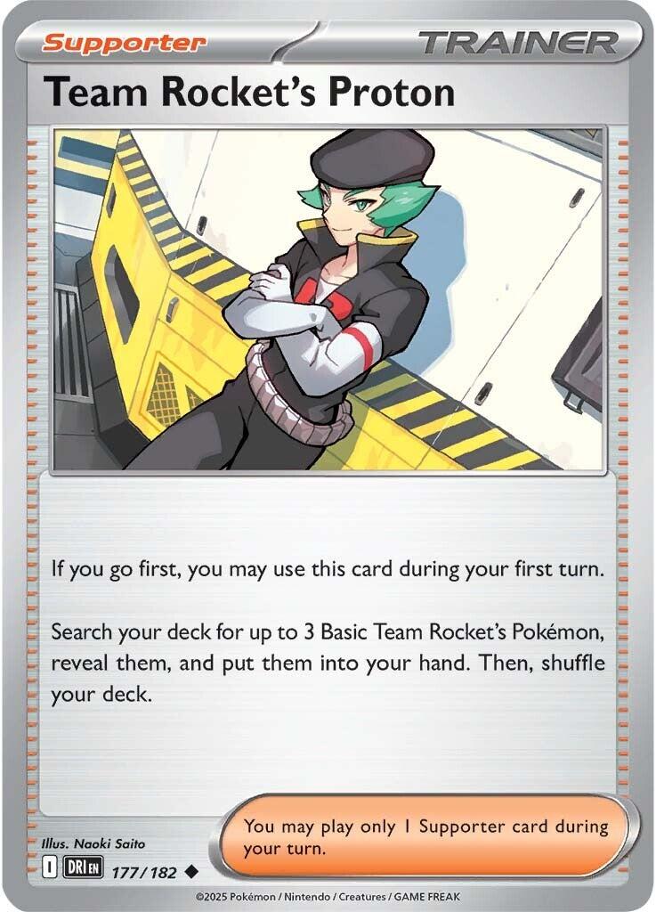 Team Rocket's Proton (177/182) [Scarlet & Violet: Destined Rivals] | Exor Games Dartmouth