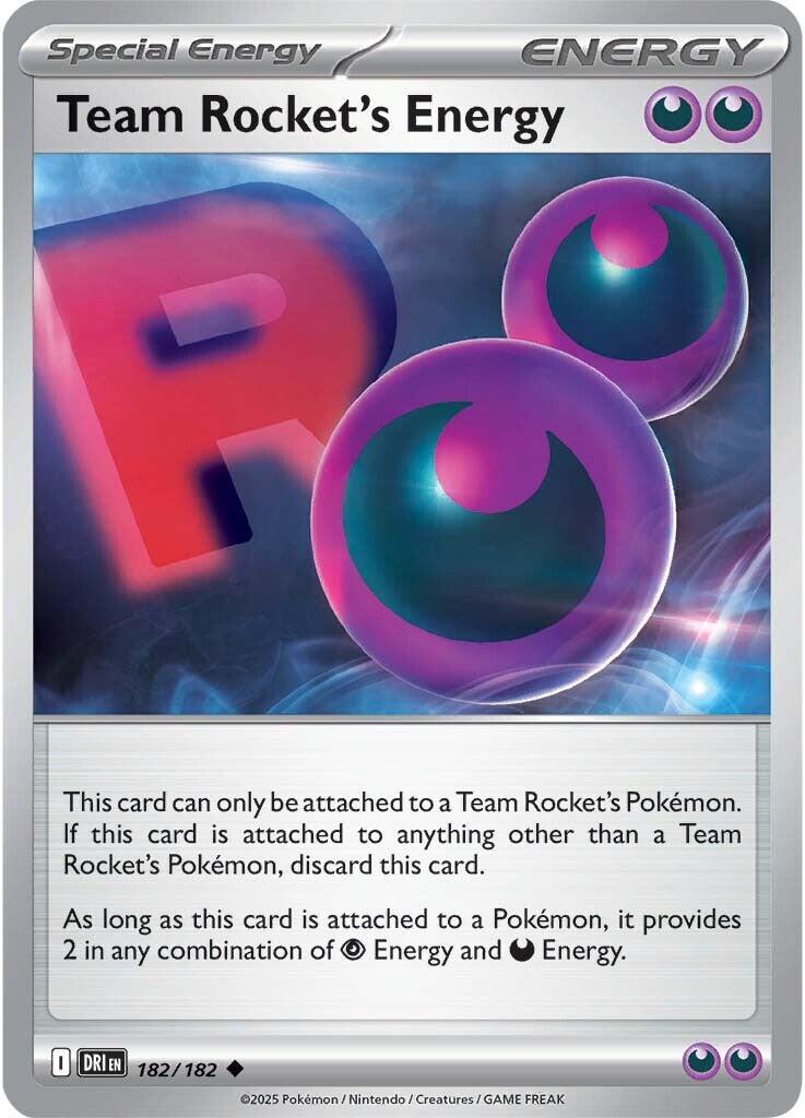 Team Rocket's Energy (182/182) [Scarlet & Violet: Destined Rivals] | Exor Games Dartmouth