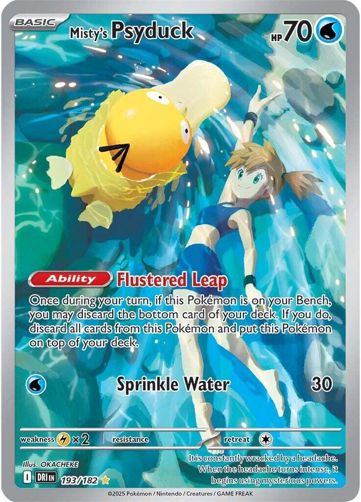 Misty's Psyduck (193/182) [Scarlet & Violet: Destined Rivals] | Exor Games Dartmouth