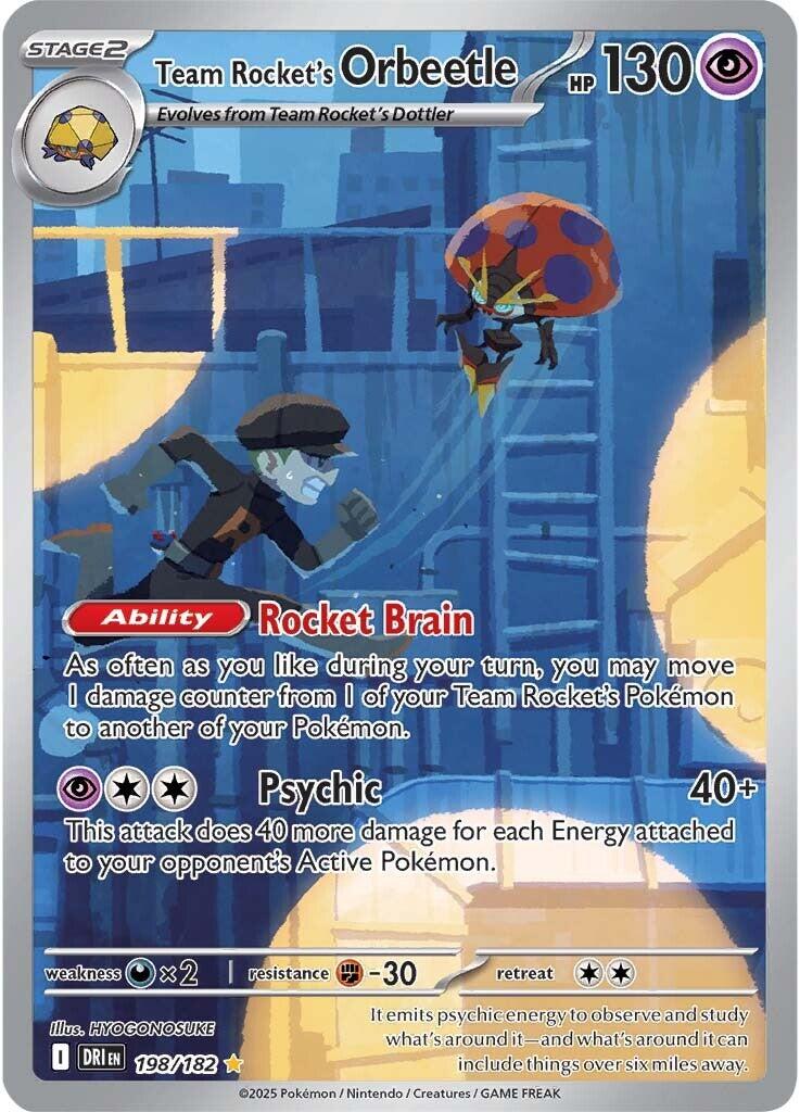 Team Rocket's Orbeetle (198/182) [Scarlet & Violet: Destined Rivals] | Exor Games Dartmouth